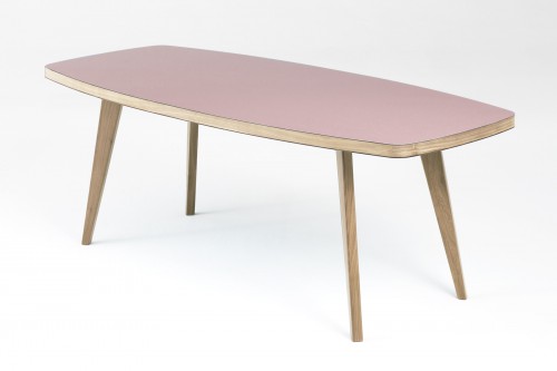 EB18 Just Rose Oak Table